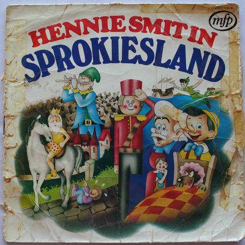 HENNIE SMIT -- SPROKIESLAND -- VINTAGE AFRIKAANS KIDDIES VINYL LP RECORD