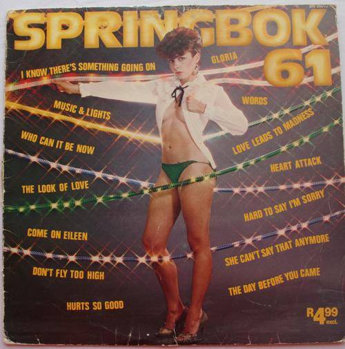 SPRINGBOK HIT PARADE VOL: 61 -- VINYL LP RECORD