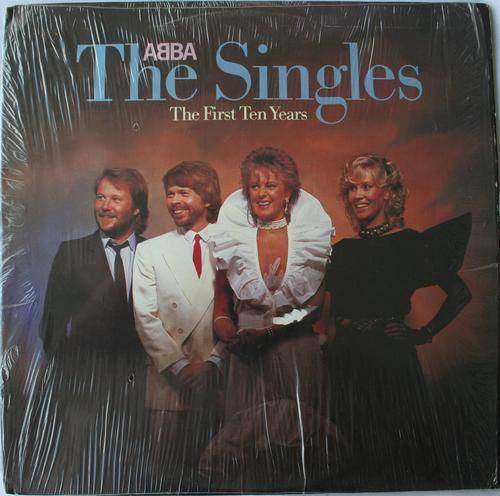 ABBA---THE SINGLES, THE FIRST TEN YEARS--DOUBLE VINYL LP RECORD