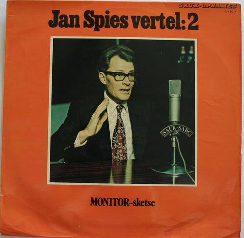 JAN SPIES VERTEL VOL 2 -- MONITOR SKETSE -- VINYL LP RECORD