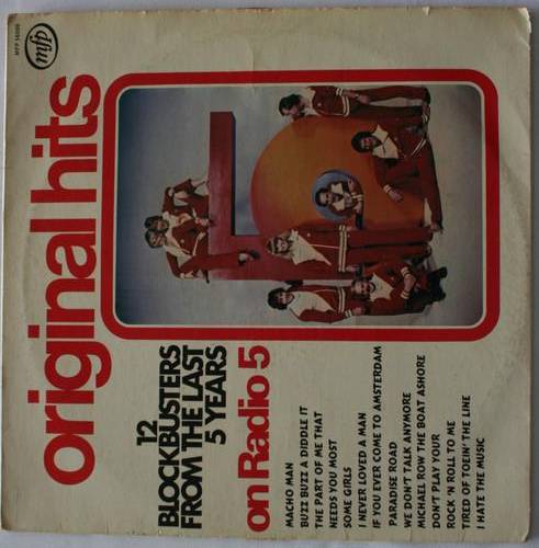 RADIO 5  -- 12 ORIGINAL HITS FROM THE LAST 5 YEARS -- VINYL LP RECORD