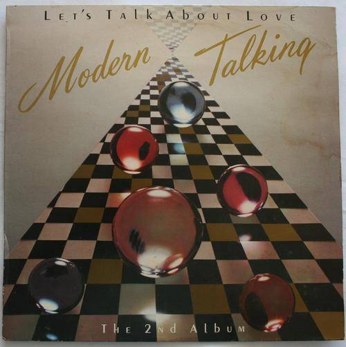 MODERN TALKING -- LET'S TALK ABOUT LOVE -- THE 2nd ALBUM -- VINYL LP RECORD