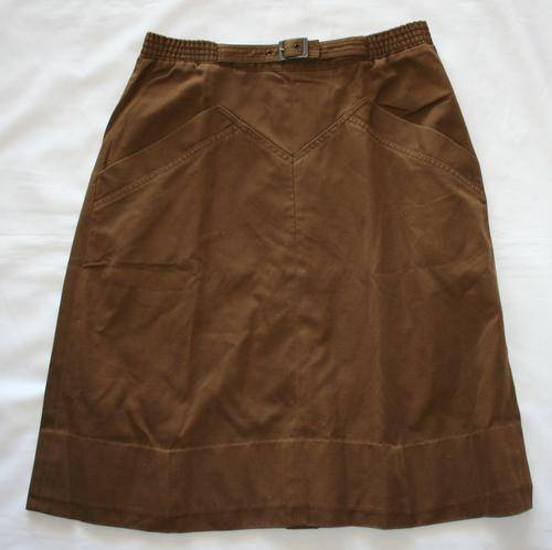 SADF -- FEMALE NUTRIA BROWN SKIRT-- BUSH WAR ERA --RARE