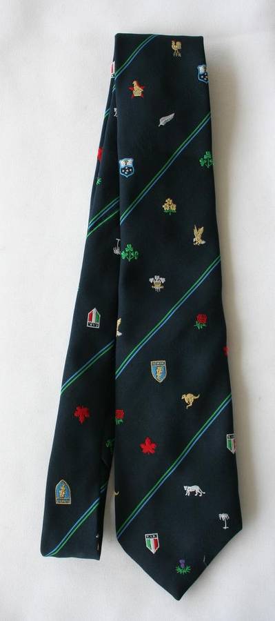 1991 RUGBY WORLD CUP -- 16 NATIONS TIE / NECKWEAR
