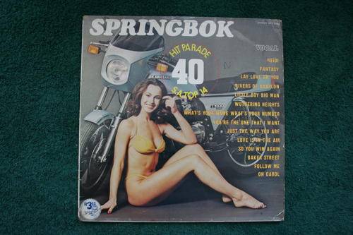 SPRINGBOK HIT PARADE NO: 40 --- VINYL LP RECORD