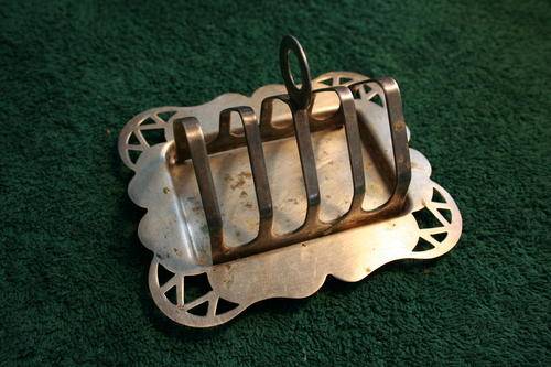 TOAST RACK-- SERANCO SILVER PLATED