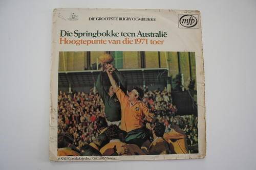 DIE SPRINGBOKKE TEEN AUSTRALIE--DIE 1971 TOER, Gerhard Viviers -- VINYL LP RECORD