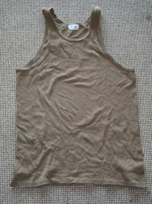 SADF Nutria brown vest / undershirt 36inch ---92cm chest