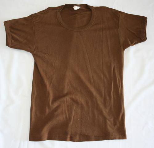 SADF -- NUTRIA BROWN T-SHIRT -- SIZE LARGE --BUSH WAR ERA