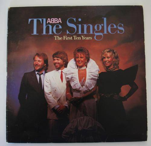 ABBA---THE SINGLES, THE FIRST TEN YEARS--DOUBLE VINYL LP RECORD