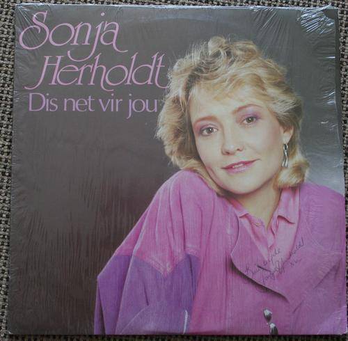 SONJA HERHOLDT -- DIS NET VIR JOU -- SIGNED-- AFRIKAANS VINYL LP RECORD