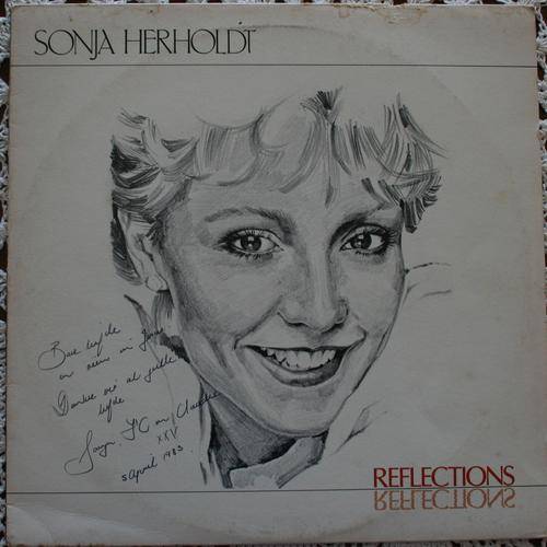 SONJA HERHOLDT -- REFLECTIONS -- SIGNED -- VINTAGE AFRIKAANS VINYL LP RECORD