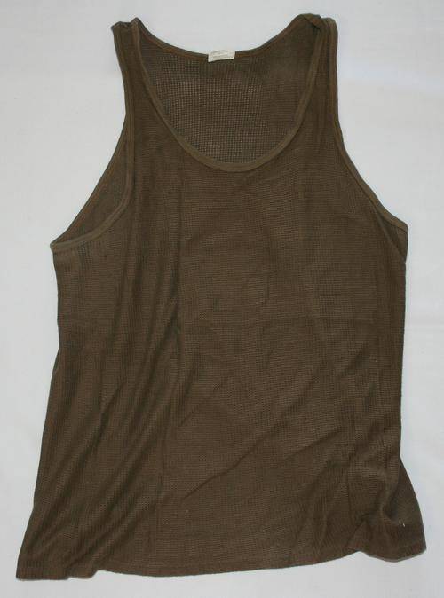 SADF Nutria brown VEST / UNDERSHIRT -- SIZE 40 INCH chest