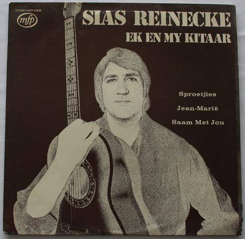 SIAS REINECKE -- EK EN MY KITAAR -- SIGNED-- VINTAGE AFRIKAANS VINYL LP RECORD