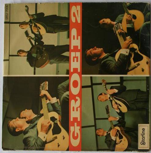 GROEP 2 -- GROEP 2 --- SIGNED BY BOTH MEMBERS -- VINTAGE AFRIKAANS VINYL LP RECORD