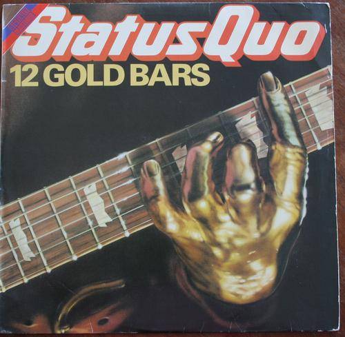 STATUS QUO -- 12 GOLD BARS -- VINYL LP RECORD