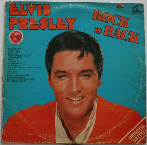 ELVIS PRESLEY -- ROCK IS BACK -- VINYL LP RECORD