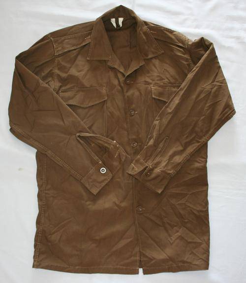 SADF NUTRIA BROWN SHIRT--SIZE:LARGE -- AS USED IN BUSH WAR