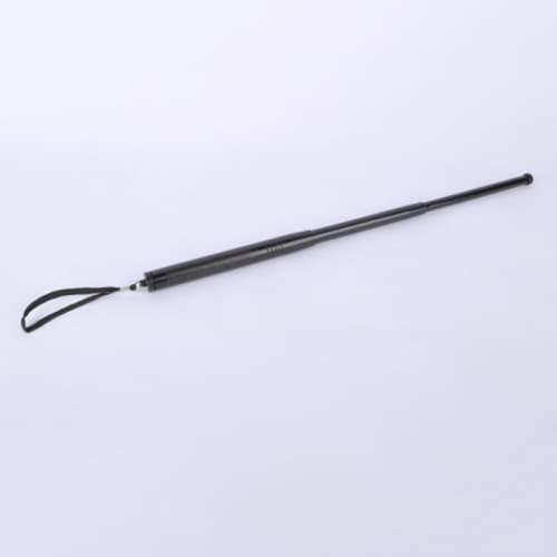 Self-Defense Three-Section Telescopic Stick With Storage Bag, Black