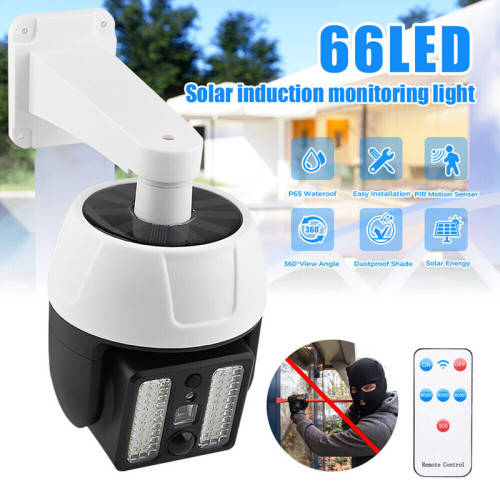 LED Solar Fake Surveillance Motion Sensor Light, Anti-Theft, Courtyard Outdoor Lighting, Street Ligh