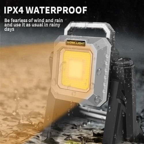 USB Rechargeable Folding Light Easy To Operate Battery Integrated Portable