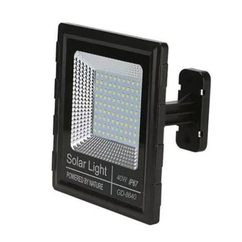 LED Solar Flood Light Outdoor Waterproof IP67 with Remote Control 40W
