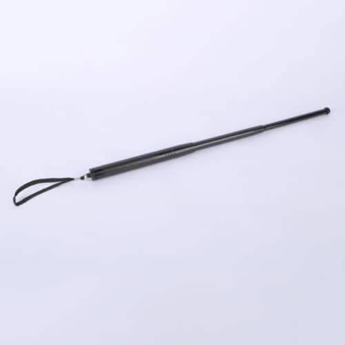 Self-Defense Three-Section Telescopic Stick With Storage Bag, Black