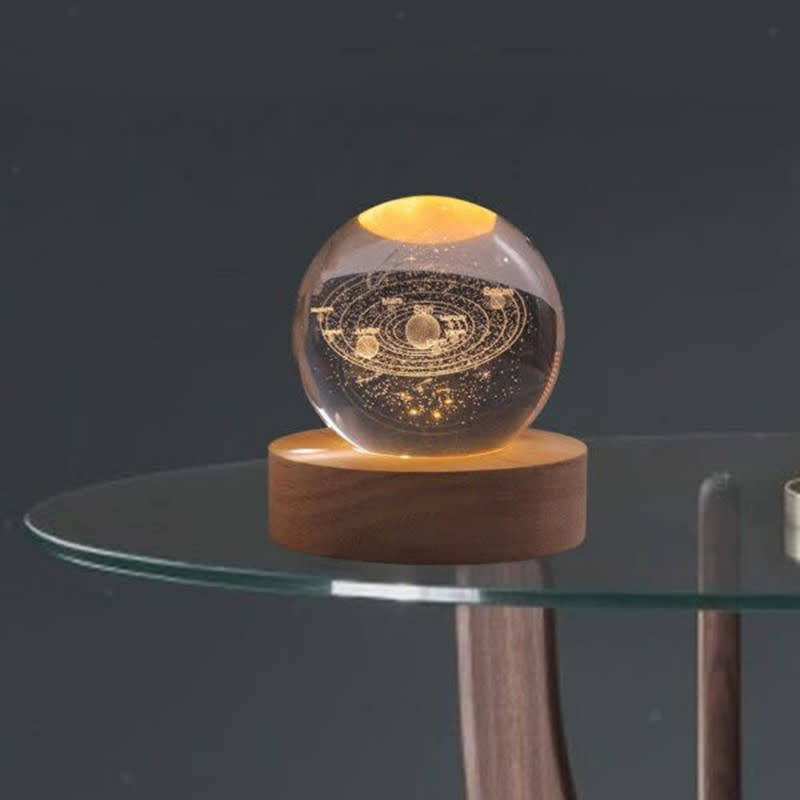 LED Crystal Ball Night Light With Exquisite Design  Elegant Appearance And Perfect Visual Effect