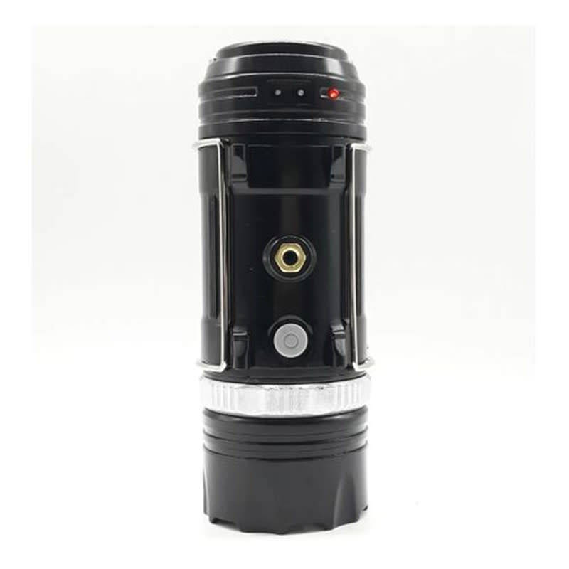 LED Solar Rechargeable Multifunctional Camping Flashlight Lantern