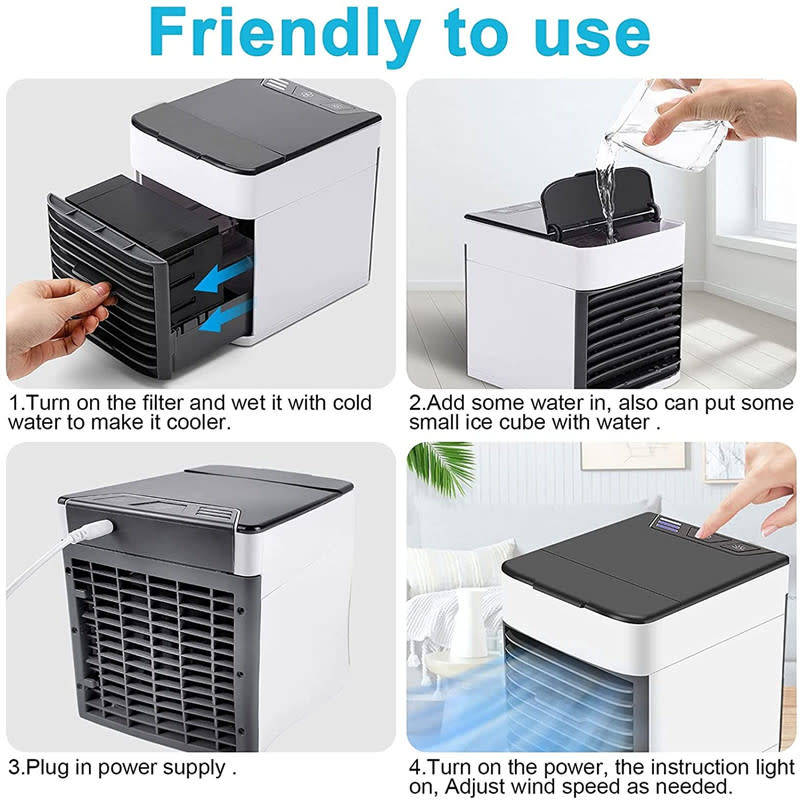 Portable Mini Evaporative Air Cooler For Home And Office