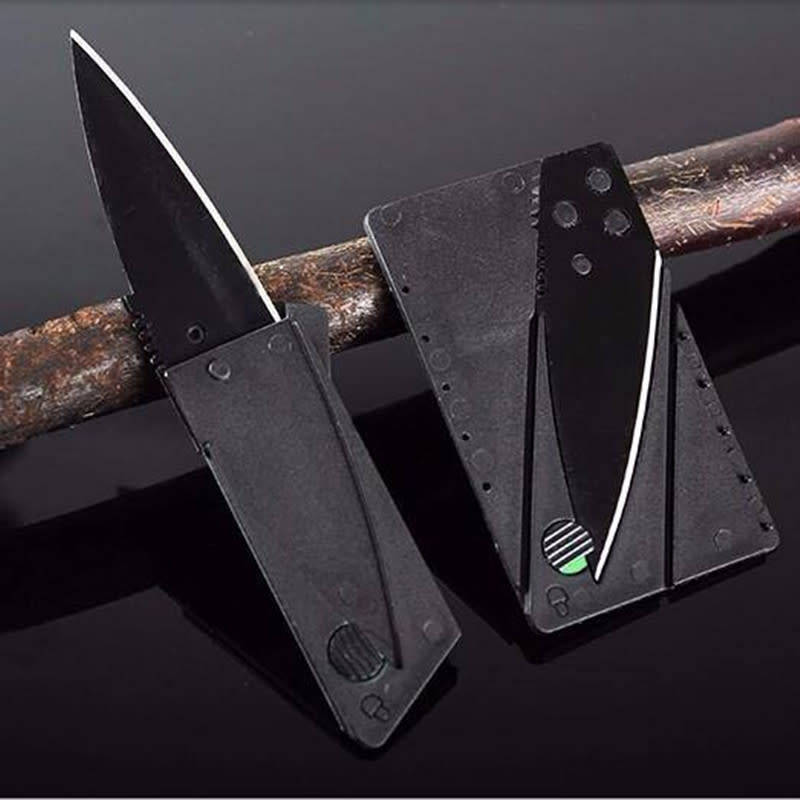 Outdoor Camping Portable Card Multifunctional Folding Knife