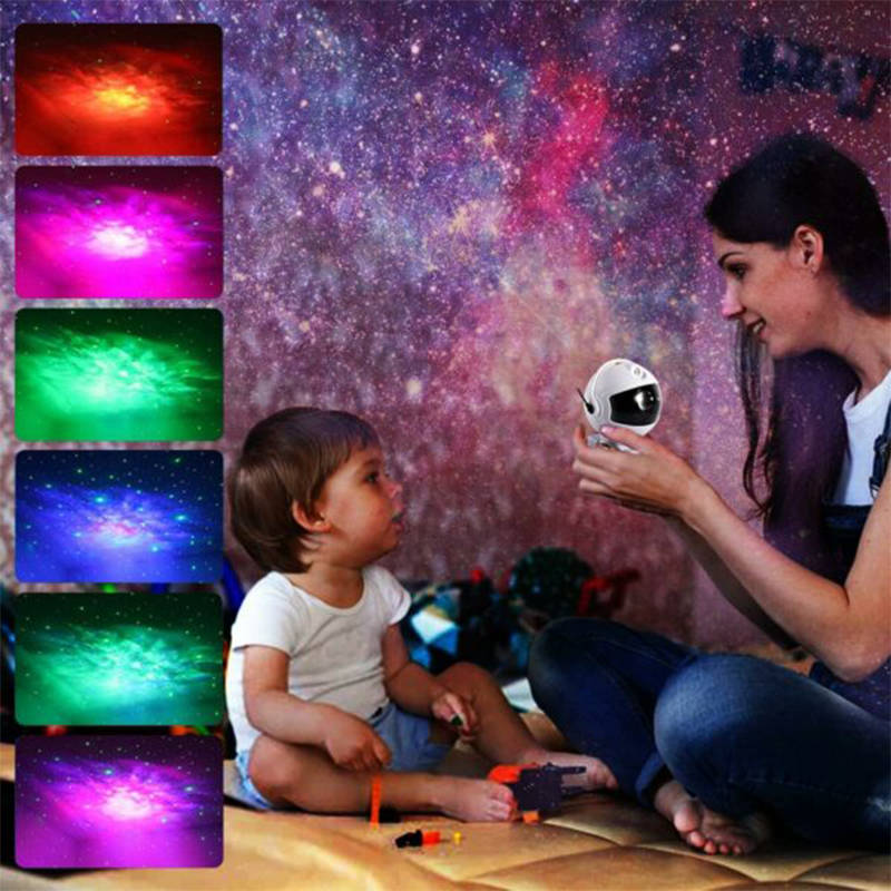 LED Astronaut Projector Starry Sky Galaxy Suitable for Gifts Children Adults Bedroom