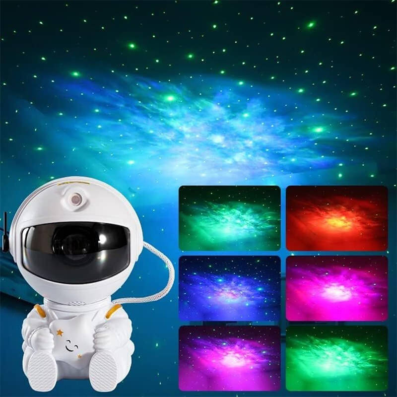 LED Astronaut Projector Starry Sky Galaxy Suitable for Gifts Children Adults Bedroom