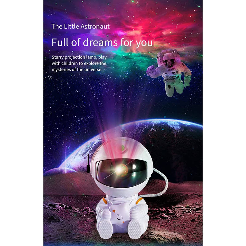 LED Astronaut Projector Starry Sky Galaxy Suitable for Gifts Children Adults Bedroom