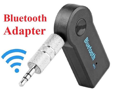 Wireless Bluetooth Adapter 3.5mm Auxiliary Audio Music Receiver Stereo Car Microphone