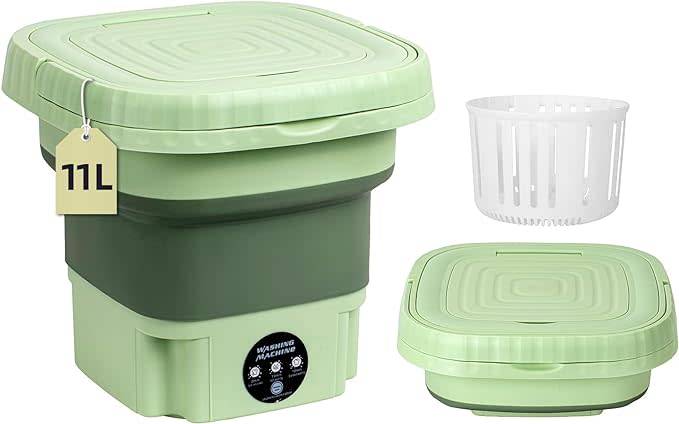 Portable Washing Machine, Foldable Mini Washing Machine (Random Colors)
