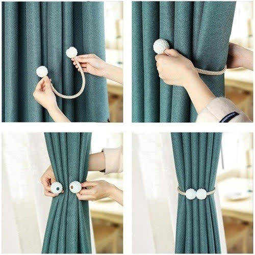 Portable Curtain Tie Fastener Decorative Rope Fastener