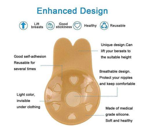 Rabbit Ear Invisible Lifting Bra