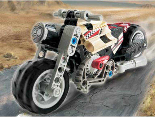 Motorcycle Explorer - With Pull Back Motor (100% Lego compatible!!!) LOCAL STOCK
