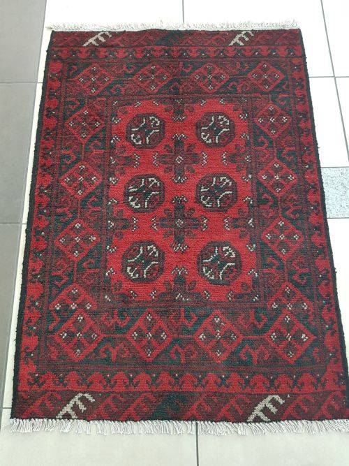 RED AFGHAN PERSIAN CARPET  SIZE 120 X 80