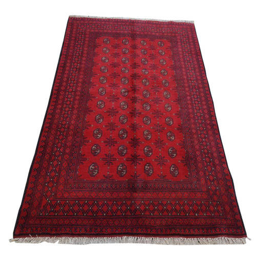 STUNNING RED AFGHAN CARPET 200 X 150 CM