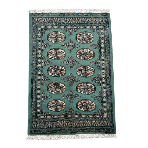 Stunning BUKHARA CARPET 90 x 62 cm