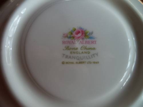 Two Saucers - Royal Albert - Tranquillity
