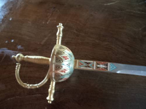 Vintage Toledo Sword Letter Opener - From Spain