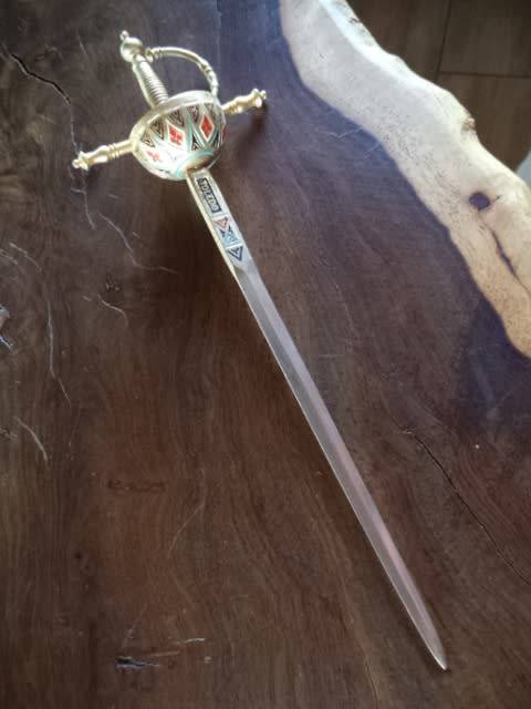 Vintage Toledo Sword Letter Opener - From Spain