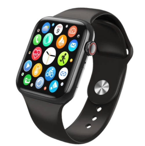 W98 Smart Watch, Activity Tracker, Oximeter, Thermometer & Immunity Check - Obsidian Black