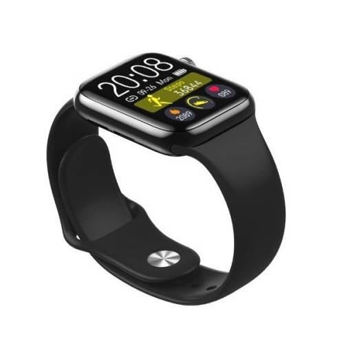 W98 Smart Watch, Activity Tracker, Oximeter, Thermometer & Immunity Check - Obsidian Black