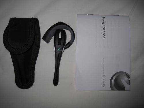Sony Ericsson HBH-35 Wireless Bluetooth Headset with car charger