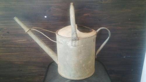 Huge H & H 2.5 gallons galvanized watering can