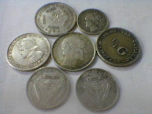 LOT SILVER COINS - WORLD AND S.A